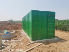 环峰镇杨铁村30T/D污水处理设备